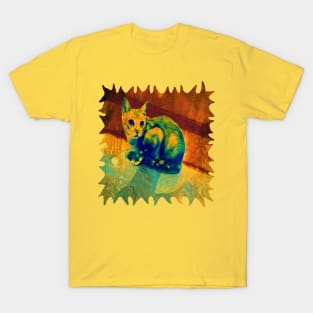 The Cat in the Talavera Tile T-Shirt